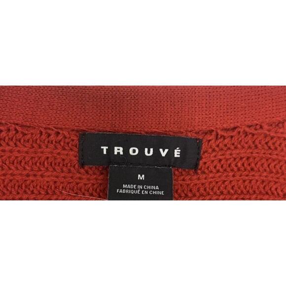 trouve sweater Color Block Red Black And Gray - Picture 4 of 7